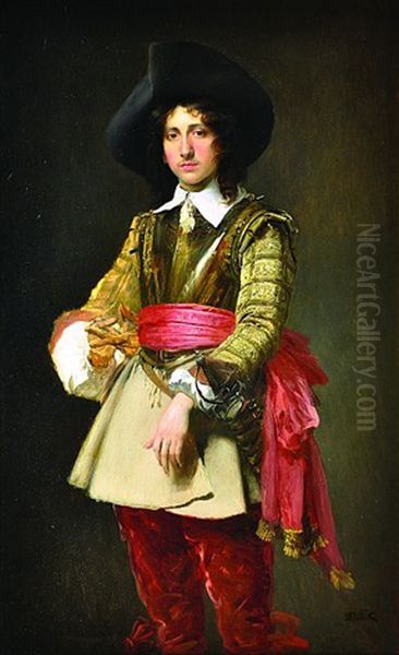 The Musketeer Oil Painting by Vaclav Brozik