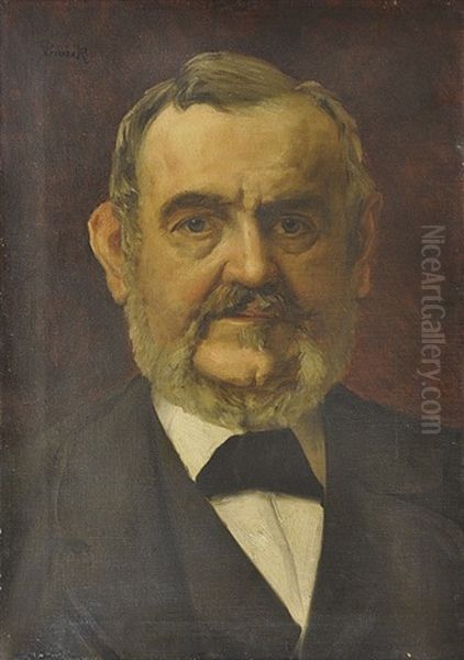 Portret F. L. Riegera Oil Painting by Vaclav Brozik