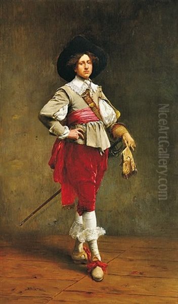 Musketeer Oil Painting by Vaclav Brozik