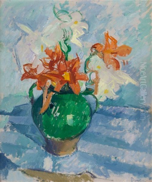 Floral Still Life Oil Painting by Patrick Henry Bruce