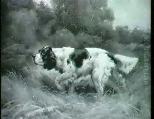 A Spaniel In The Marsh by William Bruce