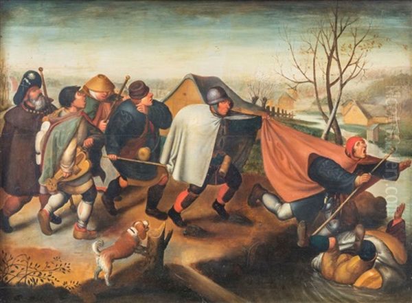 La Parabole Des Aveugles Oil Painting by Pieter Bruegel the Elder