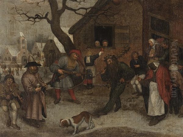 The Wild Man Oil Painting by Pieter Bruegel the Elder