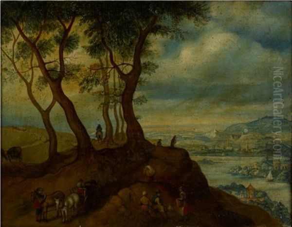 Untitled (landscape) Oil Painting by Pieter Bruegel the Elder