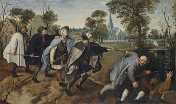 The Blind Leading The Blind Oil Painting by Pieter Bruegel the Elder