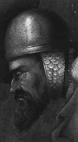 Head Of A Soldier Oil Painting by Pieter Bruegel the Elder