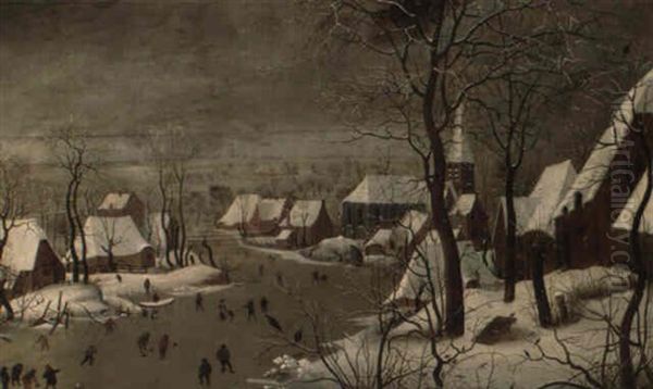 La Trappe Aux Oiseaux Oil Painting by Pieter Bruegel the Elder