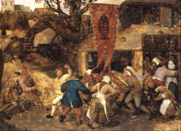 A Village Kermesse by Pieter Bruegel the Elder