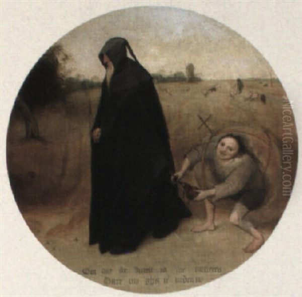 The Misanthrope Oil Painting by Pieter Bruegel the Elder