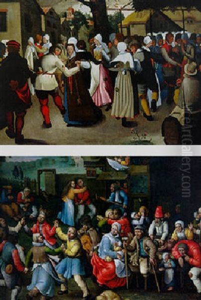 Le Bal De Bourgeois Oil Painting by Pieter Brueghel III