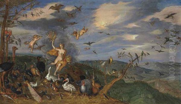 An Allegory Of Air Oil Painting by Jan Brueghel the Elder