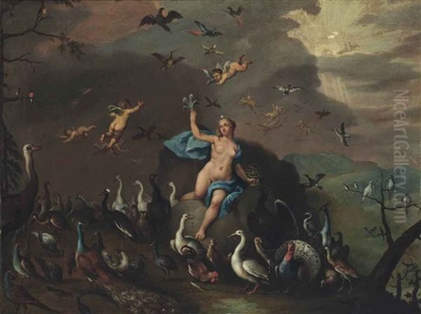 Allegory Of Air Oil Painting by Jan Brueghel the Elder