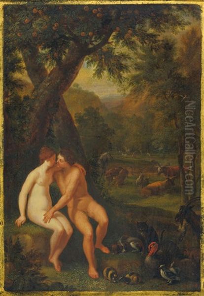 The Garden Of Eden Oil Painting by Jan Brueghel the Elder