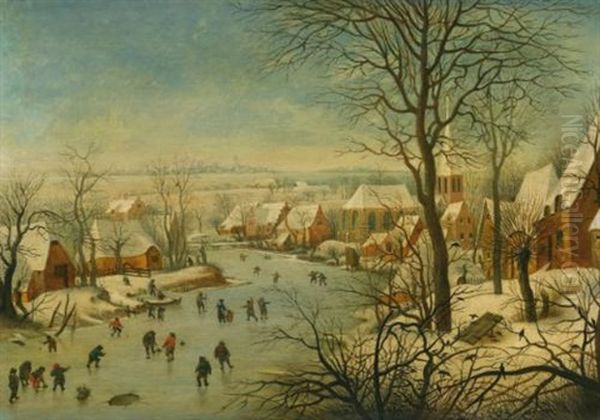 The Bird-trap Oil Painting by Jan Brueghel the Elder