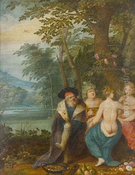 Allegory Of The Four Seasons Oil Painting by Jan Brueghel the Elder