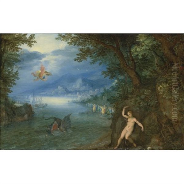 Perseus And Andromeda Oil Painting by Jan Brueghel the Elder