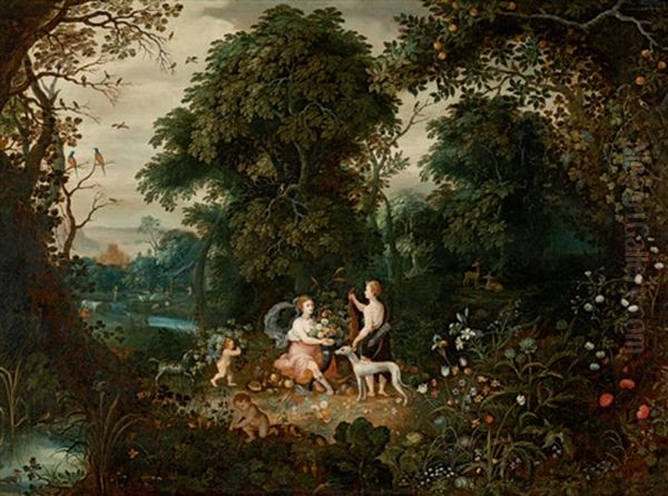 Allegorie Der Erde Oil Painting by Jan Brueghel the Elder