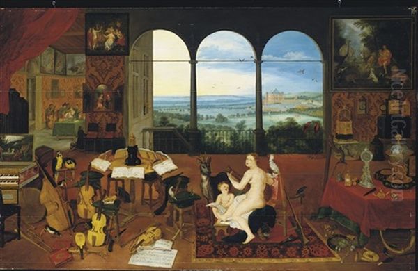 Allegorie De L'ouie Oil Painting by Jan Brueghel the Elder