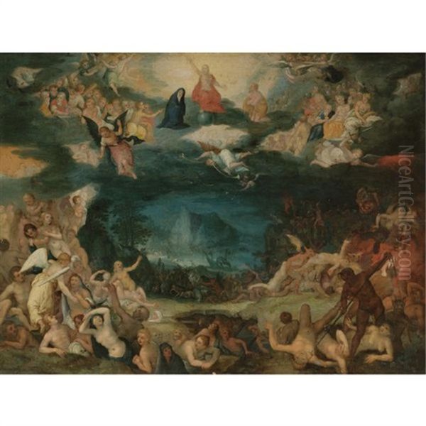 The Last Judgement Oil Painting by Jan Brueghel the Elder