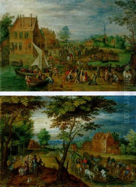 Le Marche Oil Painting by Jan Brueghel the Elder