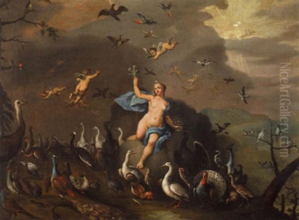 Allegory Of Air Oil Painting by Jan Brueghel the Elder