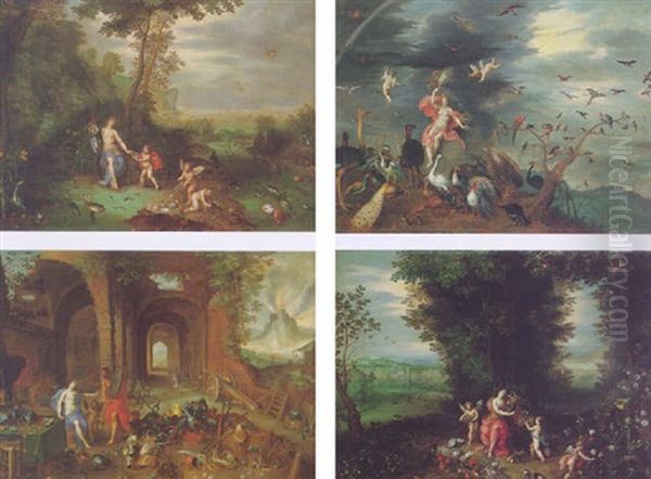 The Four Elements Oil Painting by Jan Brueghel the Elder