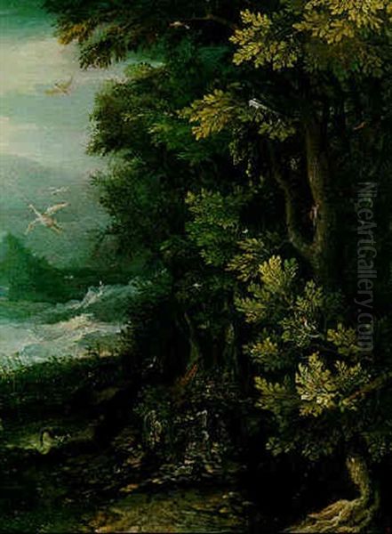 Waldlandschaft Oil Painting by Jan Brueghel the Elder