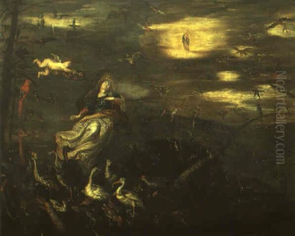 El Aire Oil Painting by Jan Brueghel the Elder