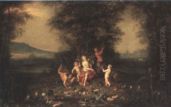 Allegory Of Abundance Oil Painting by Jan Brueghel the Elder