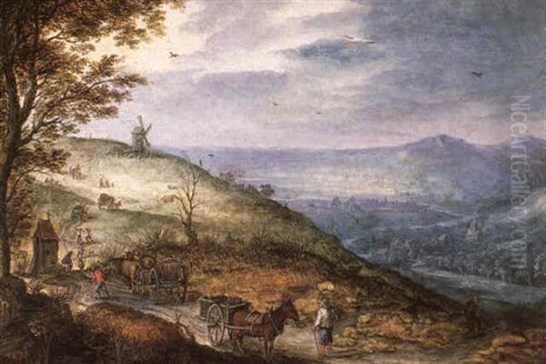 Waldlandschaft Mit Blick In Die Ferne Oil Painting by Jan Brueghel the Elder