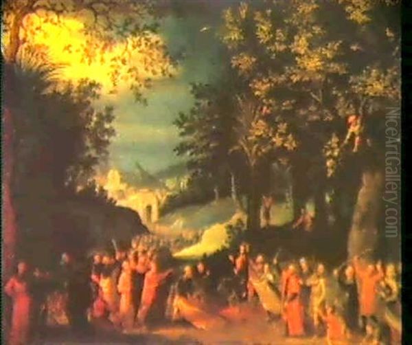 L'entree Du Christ Dans Jerusalem by Jan Brueghel the Elder