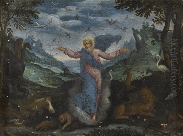 Saint Francis Blessing The Animals Oil Painting by Jan Brueghel the Younger