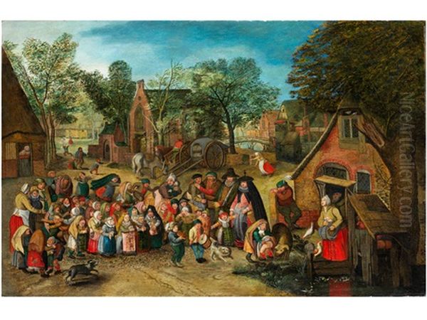 Die Pfingstbraut Oil Painting by Pieter Brueghel the Younger