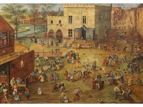 A Village Kermesse Oil Painting by Pieter Brueghel the Younger