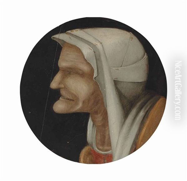 Head Of An Old Peasant Woman Oil Painting by Pieter Brueghel the Younger