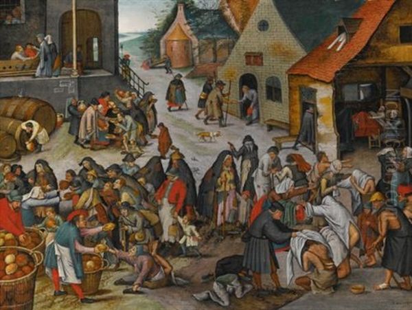 The Seven Acts Of Mercy by Pieter Brueghel the Younger