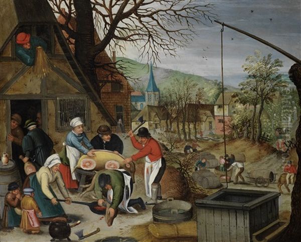 An Allegory Of Autumn by Pieter Brueghel the Younger