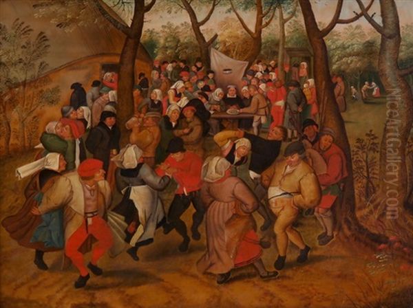 Der Hochzeitstanz Oil Painting by Pieter Brueghel the Younger