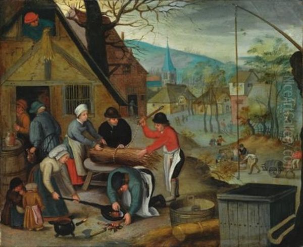 Autumn by Pieter Brueghel the Younger