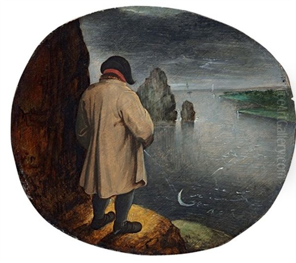 Pissing At The Moon Oil Painting by Pieter Brueghel the Younger