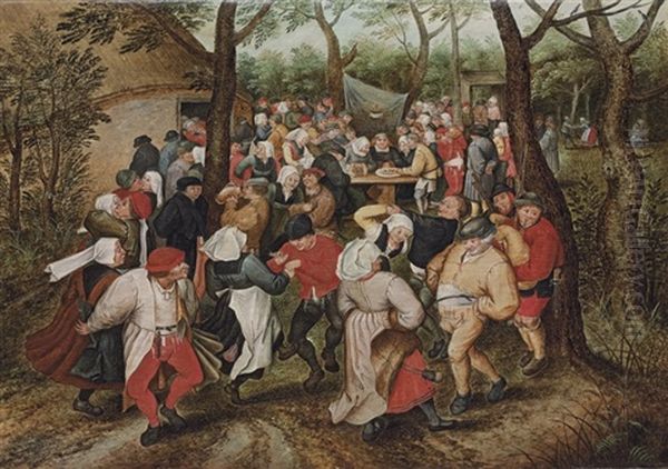 The Wedding Dance Oil Painting by Pieter Brueghel the Younger