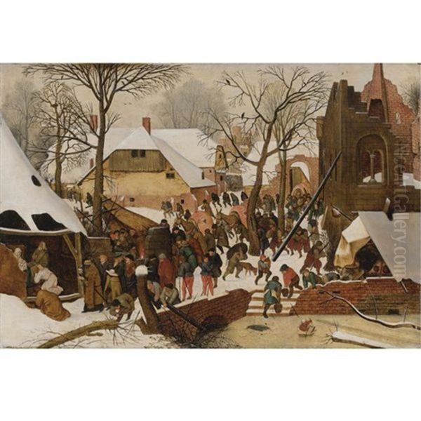 The Adoration Of The Magi Oil Painting by Pieter Brueghel the Younger