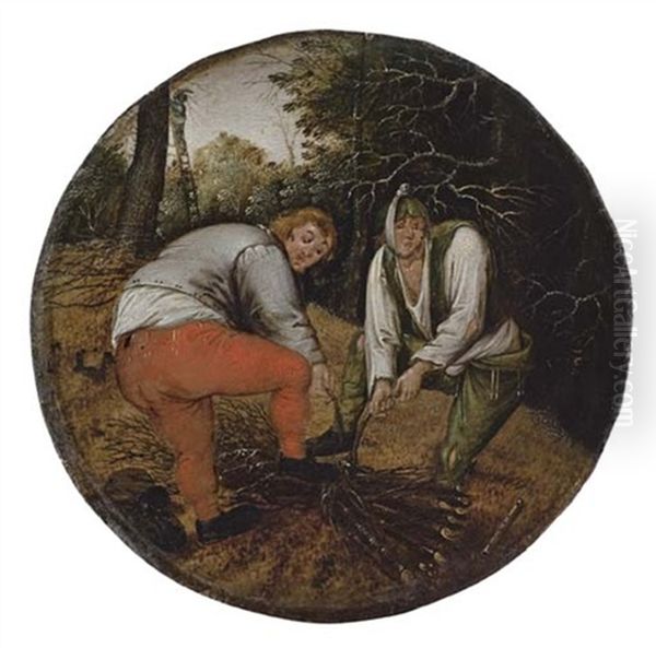 The Wood Cutters by Pieter Brueghel the Younger