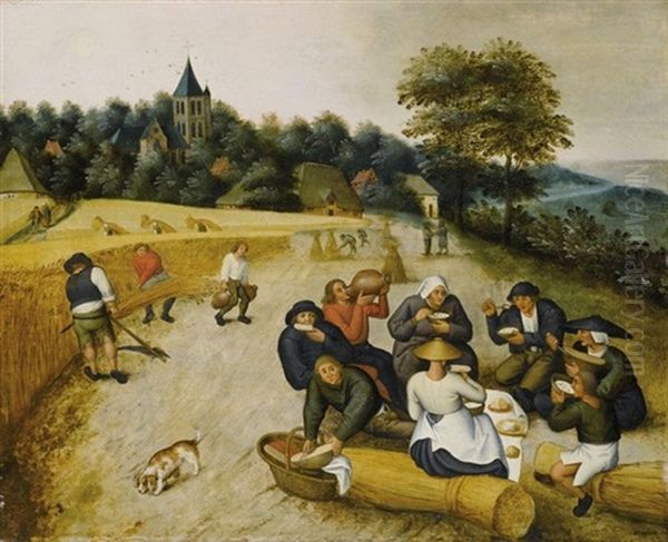 Summer Oil Painting by Pieter Brueghel the Younger