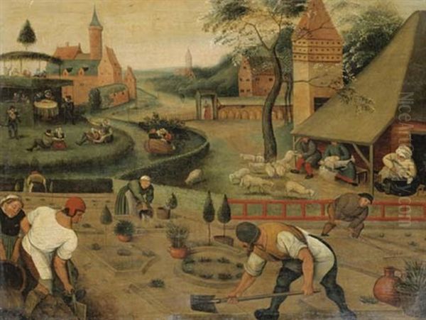 An Allegory Of Spring by Pieter Brueghel the Younger