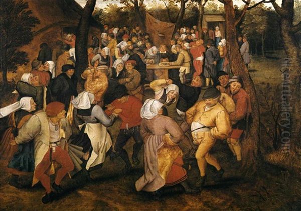 La Danse De Noces Oil Painting by Pieter Brueghel the Younger