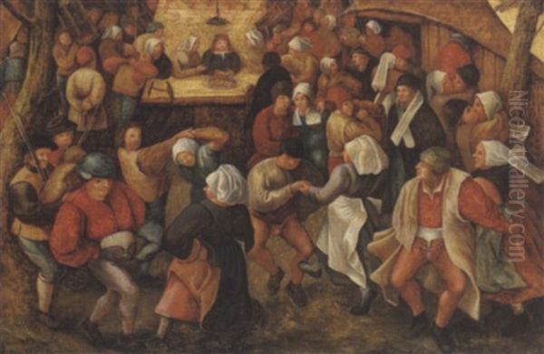 Bauernhochzeit Oil Painting by Pieter Brueghel the Younger