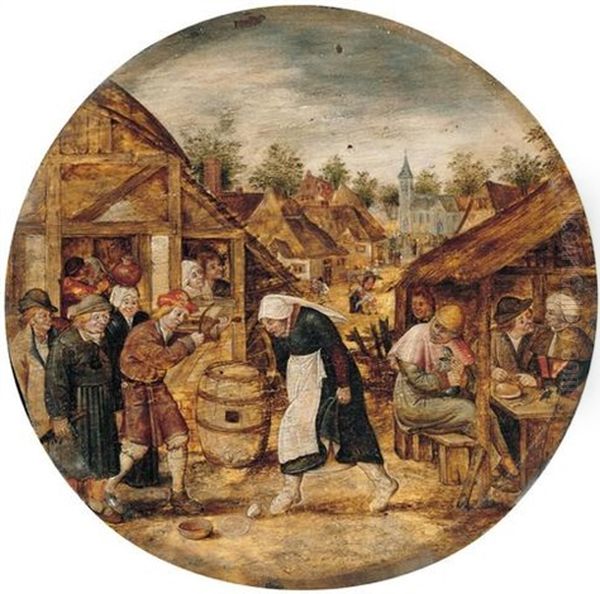 The Egg Dance by Pieter Brueghel the Younger