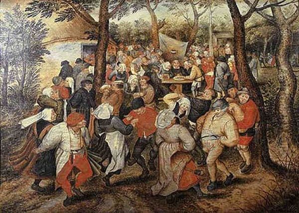 The Wedding Dance Oil Painting by Pieter Brueghel the Younger