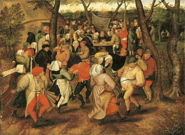 The Wedding Dance Oil Painting by Pieter Brueghel the Younger